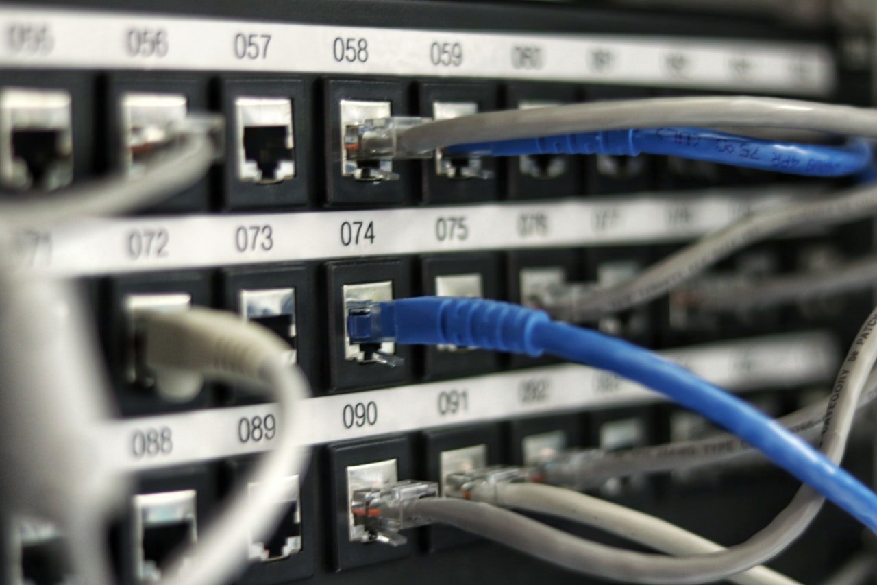 Professional ethernet network cabling installation for a Las Vegas commercial office