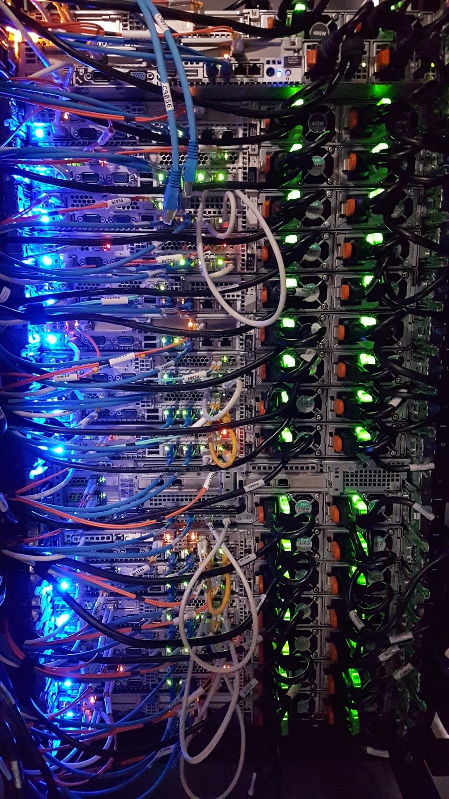 Ethernet patch panel termination and cable management